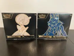 Pokemon Center Mega Evolution Gardevoir & Lucario Elite Trainer Boxes Sealed New - Image 1