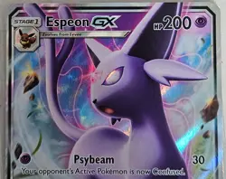 Espeon GX - SM35 Sun & Moon Promos #SM35 (2017) Promo Holo LP/NM Pokemon - Image 3