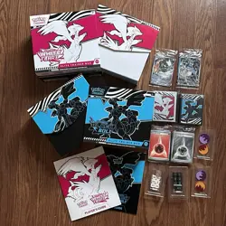 *EMPTY* Pokemon TCG Black Bolt & White Flare ETB Boxes WITH Promos NO Packs - Image 1
