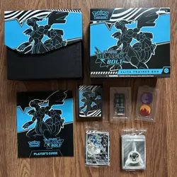 *EMPTY* Pokemon TCG Black Bolt & White Flare ETB Boxes WITH Promos NO Packs - Image 5