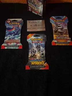 SEALED Pokemon TCG 3 Pack Bundle Lost Origin Sword & Shield Booster + Lot - Image 4