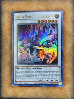 Yugioh Gold Pride - Star Leon PHHY-EN089 Ultra Rare 1st E dNM - Image 1