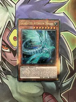 RA01-EN017 Galaxy-Eyes Afterglow Dragon Quarter Century 1st Edition NM Yugioh - Image 1