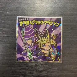 No.1 Yami Yugi & Black Magician Yugioh Manchoco Sticker japanese - Image 1
