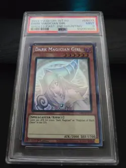 Yu-Gi-Oh! Dark Magician Girl Ghost/Past 2 1st Ed Ghost Rare GFP2-EN177 PSA 9 - Image 1
