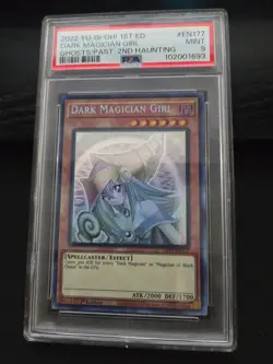 Yu-Gi-Oh! Dark Magician Girl Ghost/Past 2 1st Ed Ghost Rare GFP2-EN177 PSA 9 - Image 4
