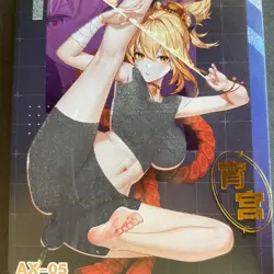 Peach Party AX Card - Goddess Story - Thermal Card - Anime Bikini - Rare AX-05 - Image 2