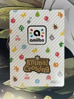 C.J. #412 Animal Crossing Amiibo Card Authentic Series 5 MINT NEVER SCANNED - Image 2