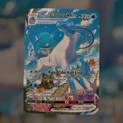 Ice Rider Calyrex Vmax 203/198 Pokemon Chilling Reign Fan Art Card - Image 1