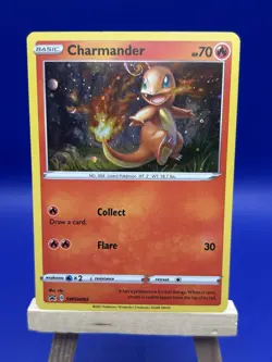 Charmander SWSH092 HD SWIRL 🌀🔥 SWSH: Sword & Shield Promo Cards Holo - Image 1