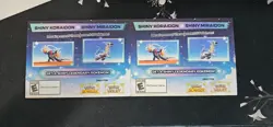 Shiny Koraidon OR Shiny Miraidon Pokemon Scarlet Violet Code Card - 2 Codes - Image 1