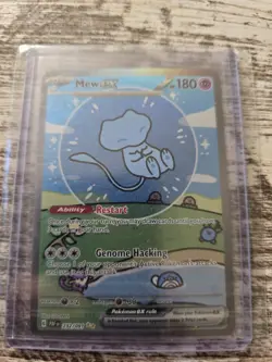 Pokemon TCG Bubble Mew EX Paldean Fates Holo Card 232/091 Sir Fresh Pull Mint - Image 1