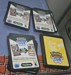 Pokemon Live Code Cards Bulk Over 120 - Image 1