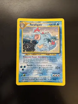 Feraligatr 5/111 Holo Rare Neo Genesis Pokemon Card NM - Image 1