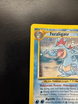 Feraligatr 5/111 Holo Rare Neo Genesis Pokemon Card NM - Image 2