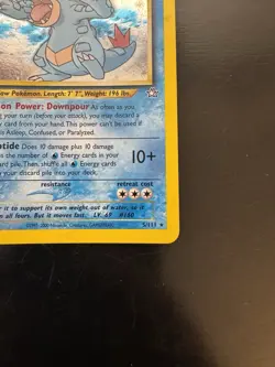 Feraligatr 5/111 Holo Rare Neo Genesis Pokemon Card NM - Image 4