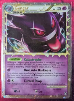 Pokemon Gengar TCG Prime Triumphant Holo Card 94/102 Rare - Heavy Play - Image 1