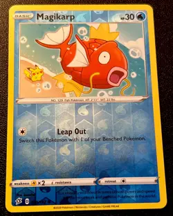 Flying Magikarp 039/192 VLP Reverse Holo Pikachu on the Beach Art Pokemon Card! - Image 1