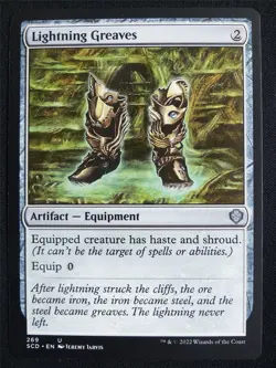Lightning Greaves - SCD - Mtg Card #3FU - Image 1