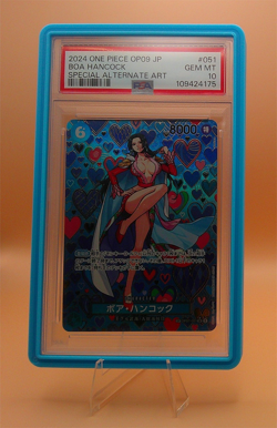 One Piece Card Game Boa Hancock SP OP07-051 Japanese PSA 10 - Image 1