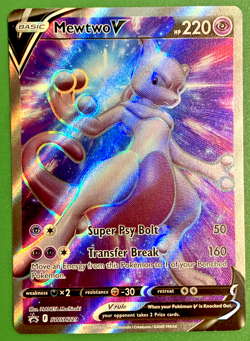 Mewtwo V SWSH229 SWSH: Sword & Shield Promo Cards Holo NM - Image 1