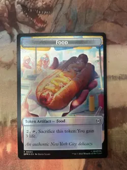 Food Robot Double-Sided Token Marvel's Spider-Man Foil - Image 1