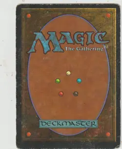 x1 Chain Lightning Legends MAGIC MTG ENGLISH 1994 EX-GOOD VINTAGE SIGNED ! - Image 2