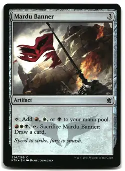 MTG Mardu Banner Foil C Khans of Tarkir 224 LP - Image 1