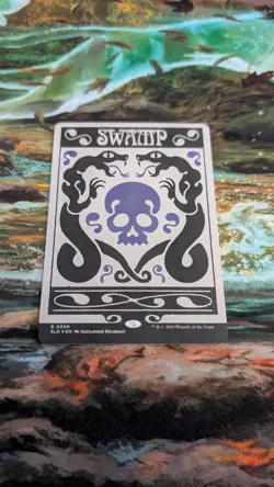 MTG Swamp #0890 Rainbow Foil Rare Secret Lair Drop Series (SLD) - Image 1