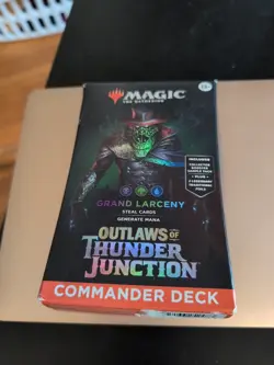 Magic the Gathering MTG Outlaws Of Thunder Junction Grand Larceny Commander Deck - Image 1