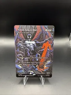 MTG Marvel Spiderman Venom King In Black Borderless Non Foil 0022 - Image 1