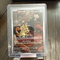 Pokemon TCG Team Rockets Meowth & Giovanni Cosmos Holo NM Condition - Image 1