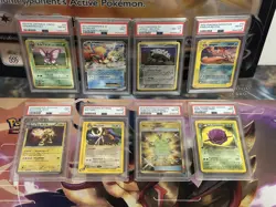 Lot Of 8 Pokemon Slabs All PSA 8-9, 1st edition, Vintage, Expedition, Skyridge - Image 3