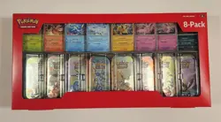 Pokemon TCG Prismatic Evolutions 8 Mini-Tin Bundle w/ Promos (Costco) - Image 1