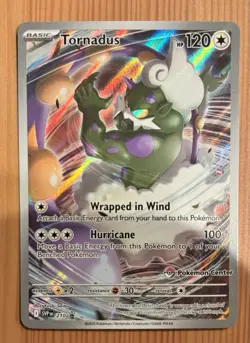 Tornadus 210 Promo (Pokemon Center Stamp) Scarlet & Violet White Flare - Image 1