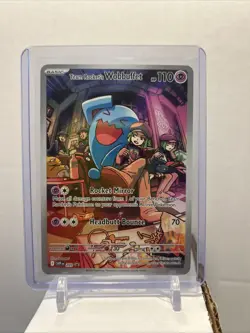 Pokemon Team Rocket’s Wobbuffet 203 Black Star Promo Destined Rivals TCG - Image 1