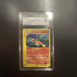 Pokemon Japanese Charizard 1st Edition - Holo Rare Expedition Base Set CGC 9 - Image 1