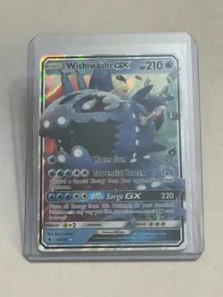 Pokemon TCG Wishiwashi GX 38/145 Ultra Rare Sun & Moon Guardians Rising NICE!! - Image 1