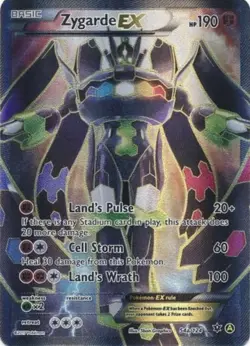 Zygarde EX 54a/124 Pokemon XY Alternate Art Promos Near Mint (NM) - Image 1