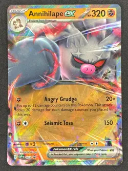Pokemon Annihilape ex SVP032 SV Black Star Promo LP - Image 1