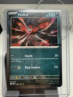 Sealed Yveltal 088/132 Reverse Holo Mega Evolution Pokemon EB GAMES PROMO EN - Image 1