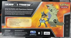 Pokemon TCG Lucario V & Tyranitar V Heavy Hitters Premium Collection Box Sealed 820650856716 - Image 2