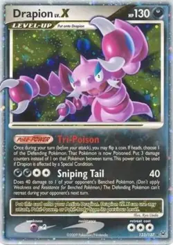 Pokemon TCG - Drapion LV.X - 123/127 - Ultra Rare - Platinum (Base) [Light Play] - Image 1
