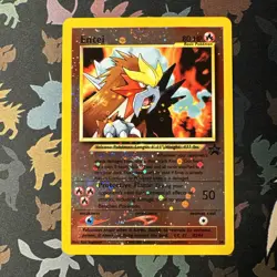 Pokemon Entei Reverse Holofoil #34 WOTC PROMO Black Star 2000 - Image 1