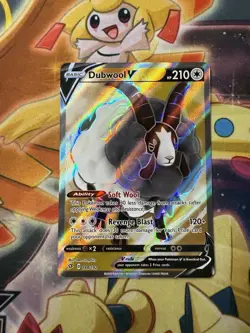 Dubwool V 188/192 Ultra Rare Pokemon Rebel Clash NM - Image 1