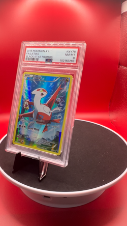 2015 Pokemon XY Black Star Promo Full Art Latias #XY78 PSA 8 NM-MT - Image 2