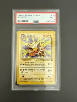 Jolteon 20/64 Jungle Regular Rare Pokemon TCG - PSA 9 Mint - Image 1
