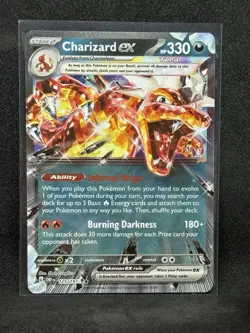 Pokemon 2023 Charizard ex 125/197 Obsidian Flames OBF EN Holo English | NM - Image 1