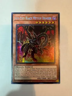 yugioh red-eyes black meteor dragon prismatic secret rare mp24-en107 mp24 - Image 1