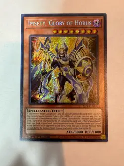 yugioh imsety, glory of horus prismatic secret rare mp24-en114 mp24 - Image 1